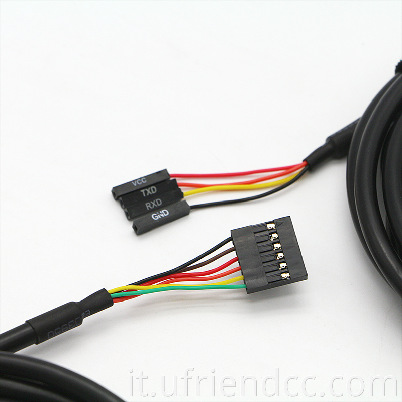 Aggiornamento personalizzato 5V 3.3V FTDI FT232RL Tipo USB C a UART TTL Convertitore seriale Cavo